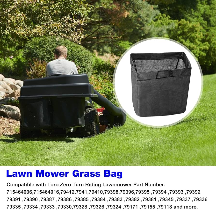 その他 m Universal Lawn Mower Bag IEQFUE Grass Catching Bag 110-6674